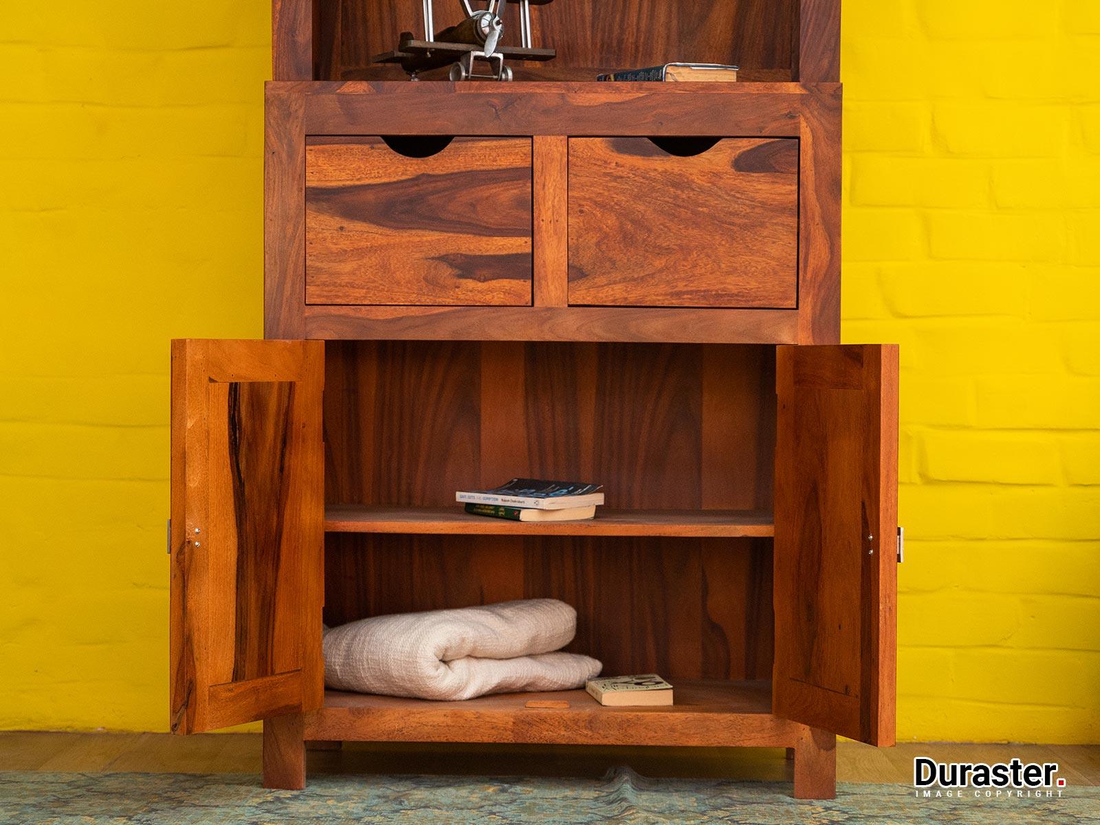 Ummed Modern Sheesham Wood Buffet Cabinet#9 - Duraster