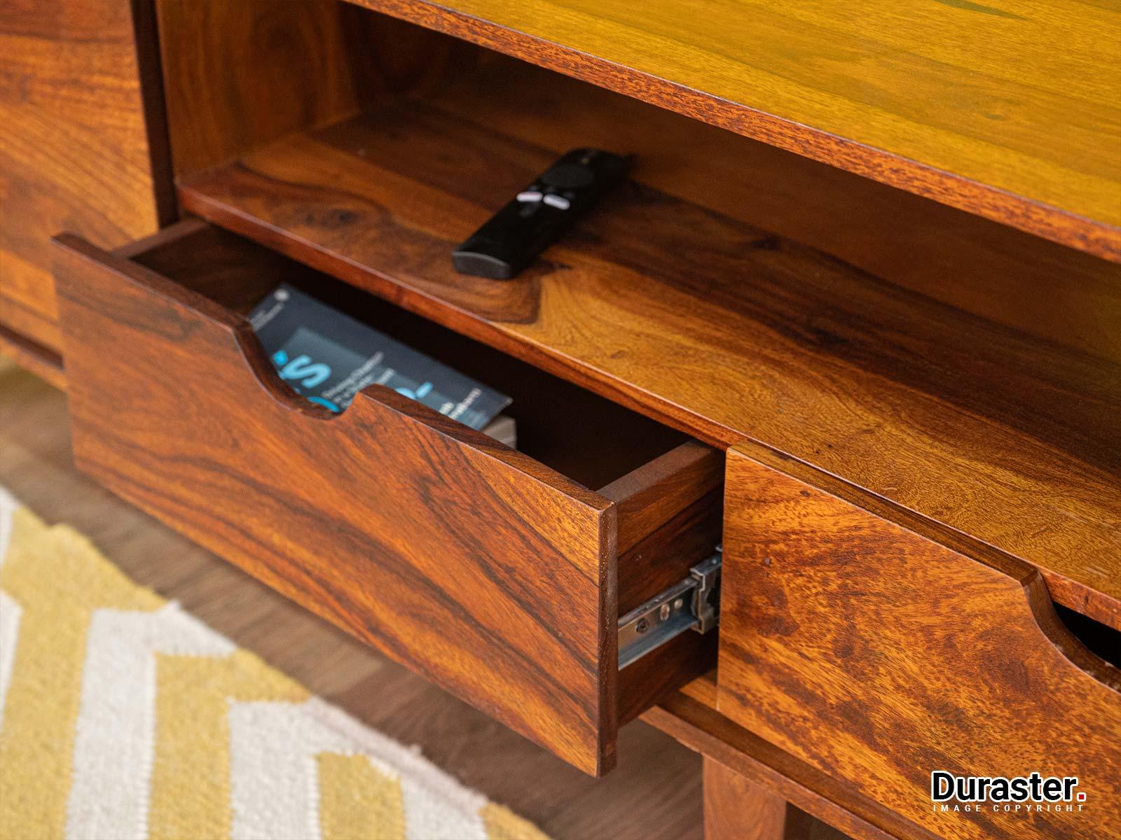 Ummed Modern Sheesham Wood TV Unit #14 - Duraster
