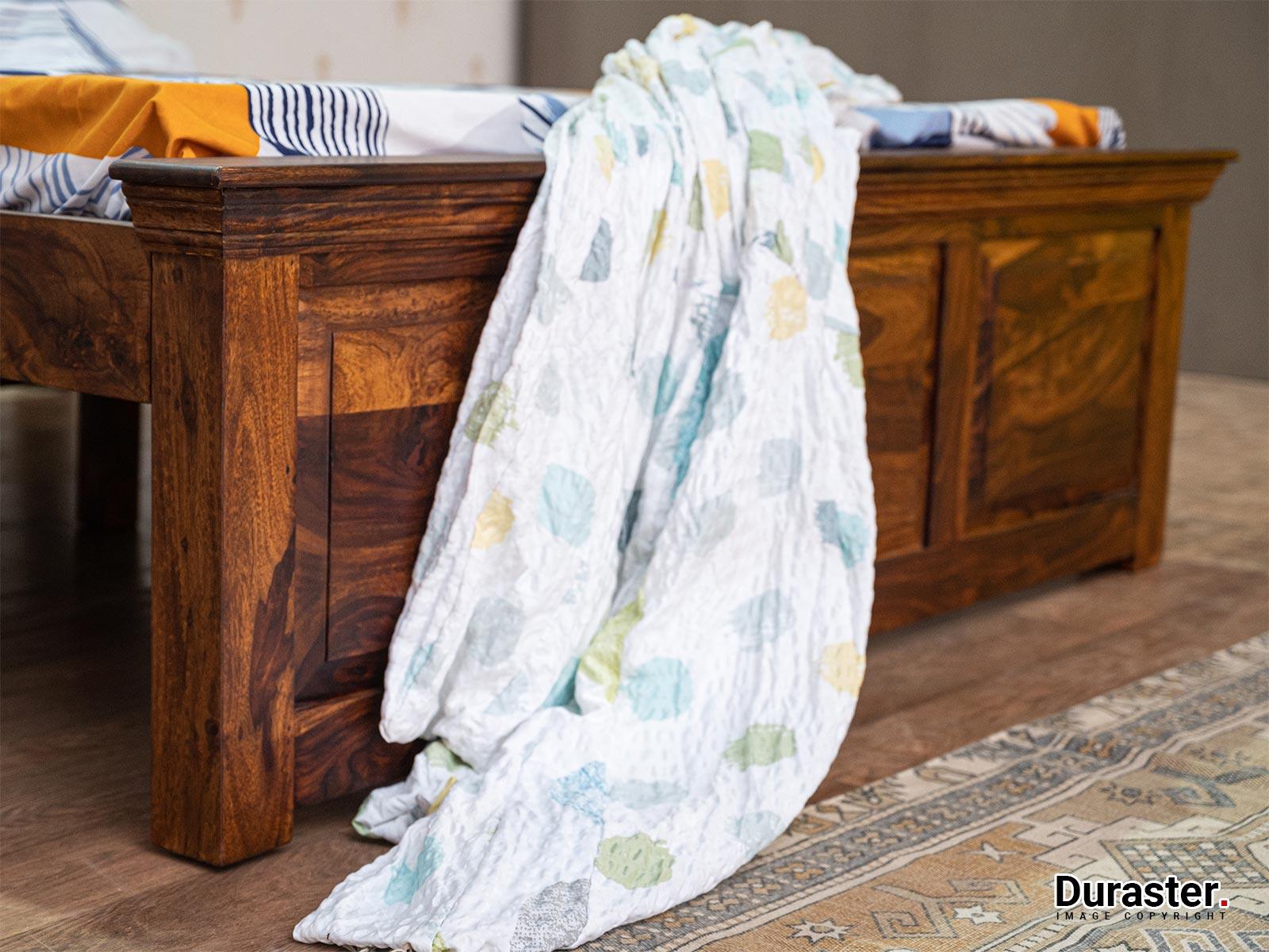 Ummed Solid Sheesham wood  Elegant Bed#1 - Duraster
