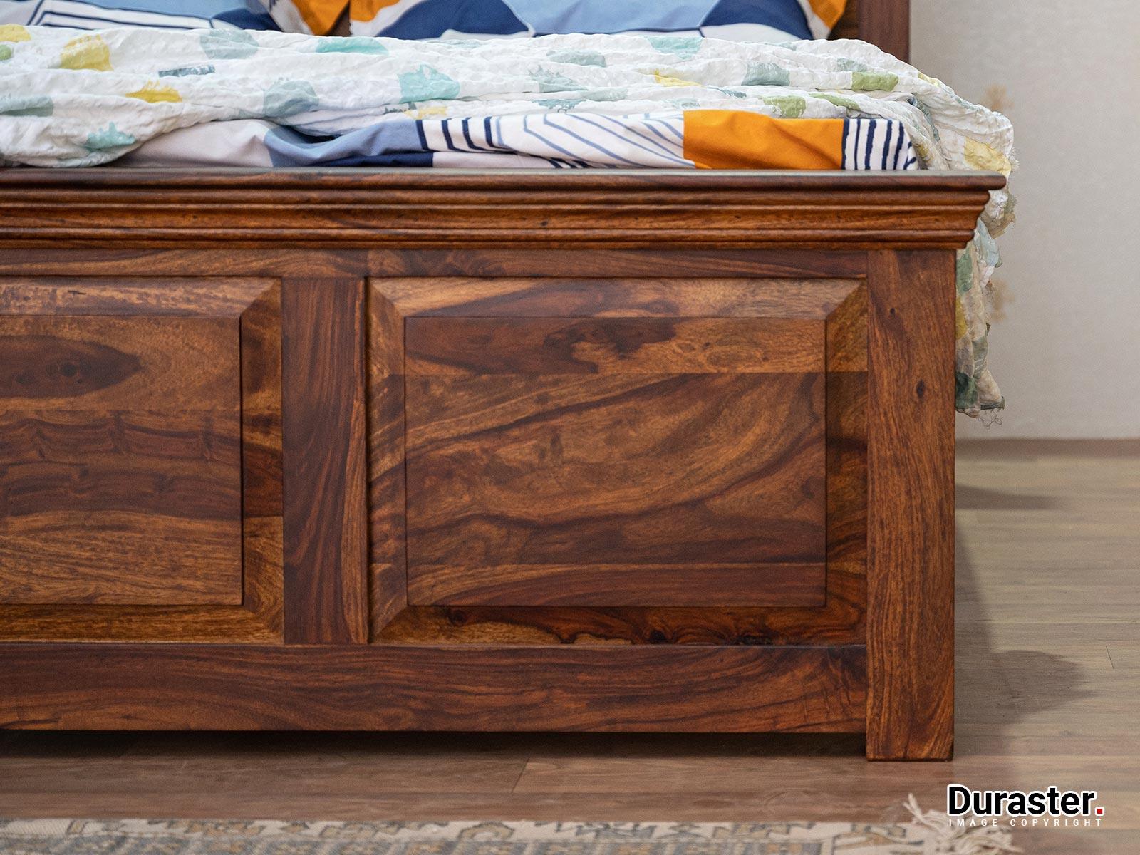 Ummed Solid Sheesham wood  Elegant Bed#1 - Duraster