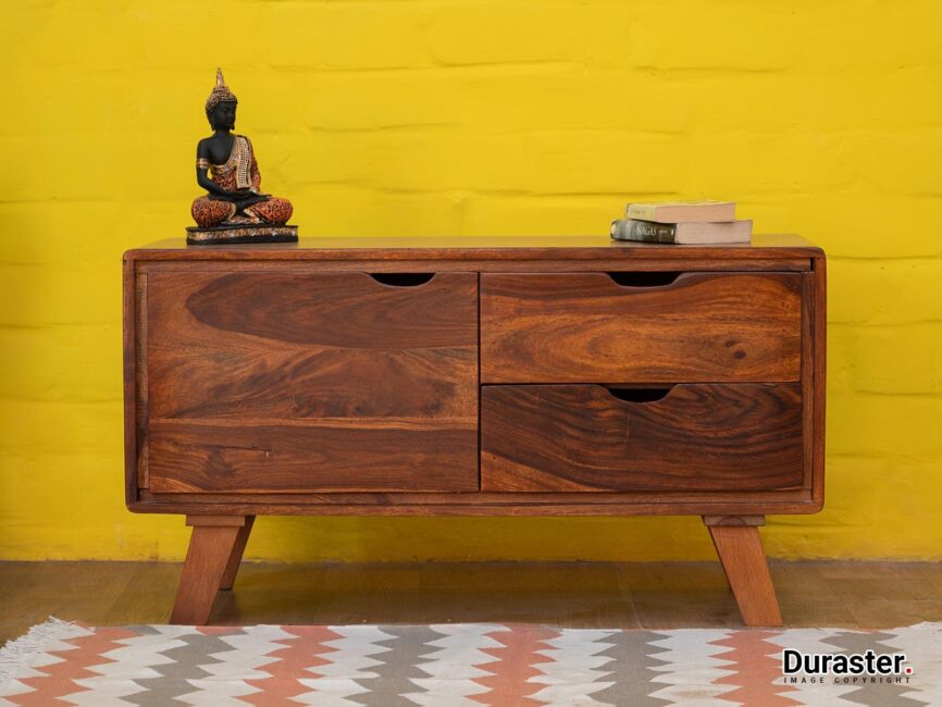 Ummed Modern Sheesham Wood Chest of Drawers Cabinet #6 - Duraster