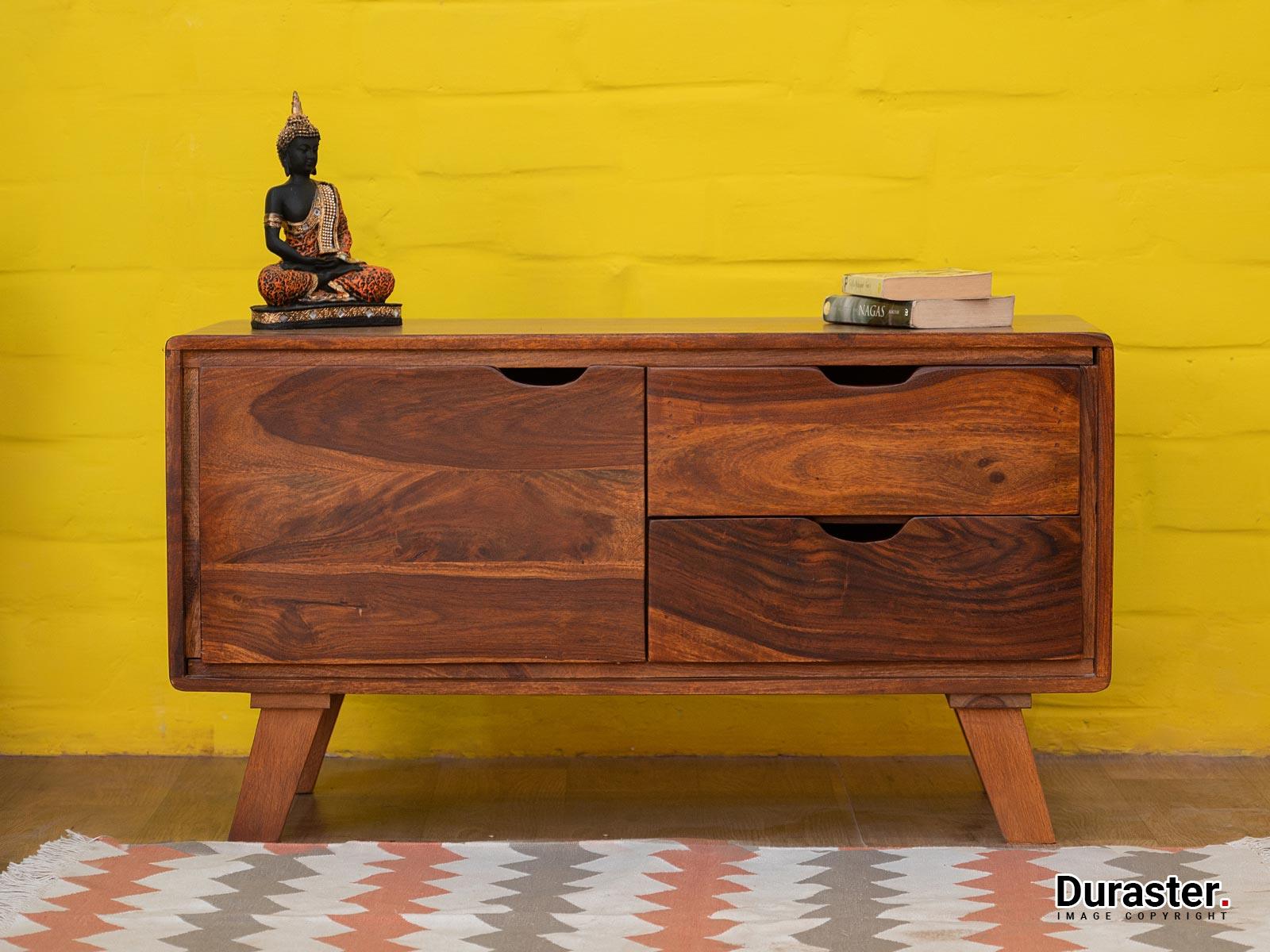 Ummed Modern Sheesham Wood Chest of Drawers Cabinet #6 - Duraster