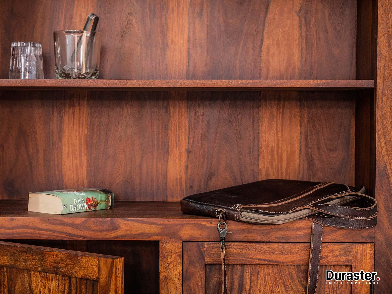 Ummed Large Sheesham wood Book Shelf#1 - Duraster