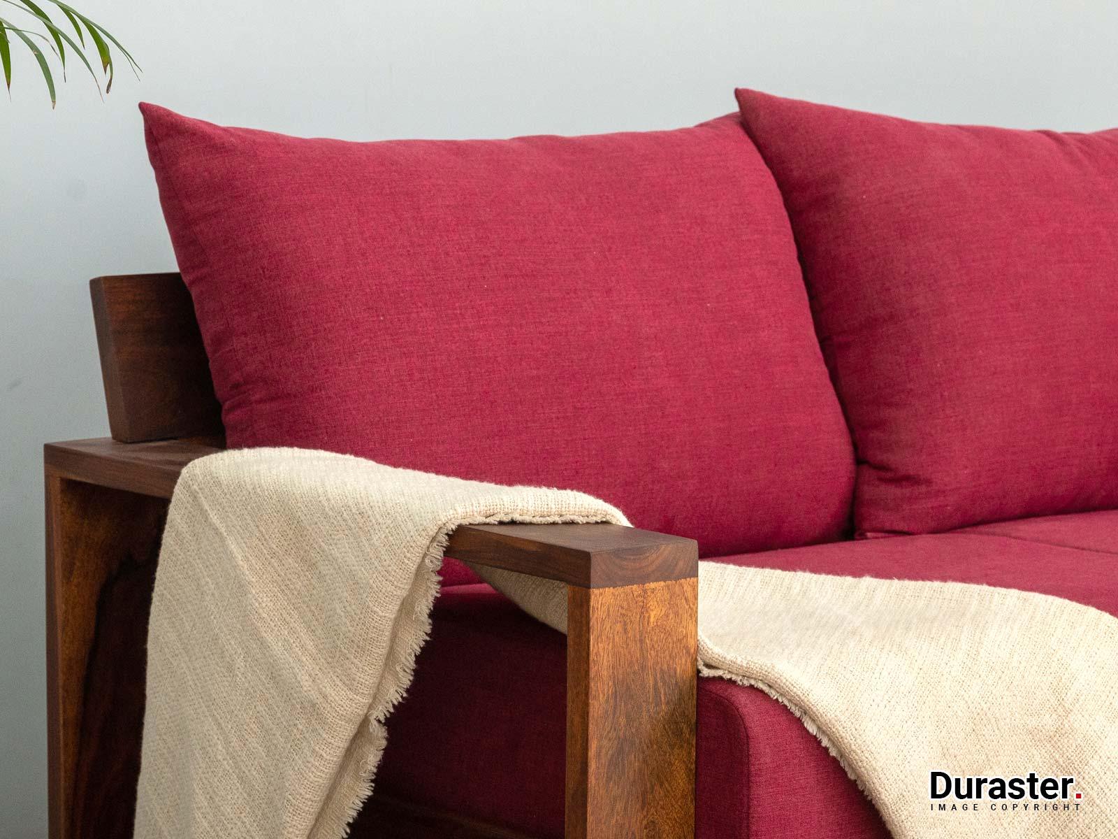 Ummed Solid Sheesham wood 3 Seater Sofa#4 - Duraster