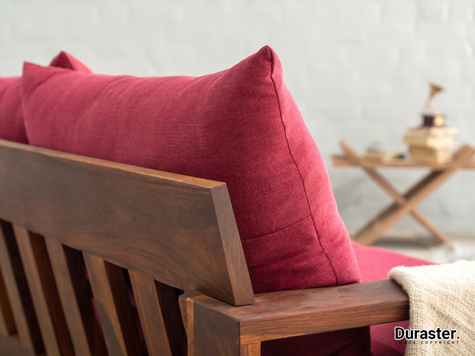 Ummed Solid Sheesham wood 3 Seater Sofa#4 - Duraster