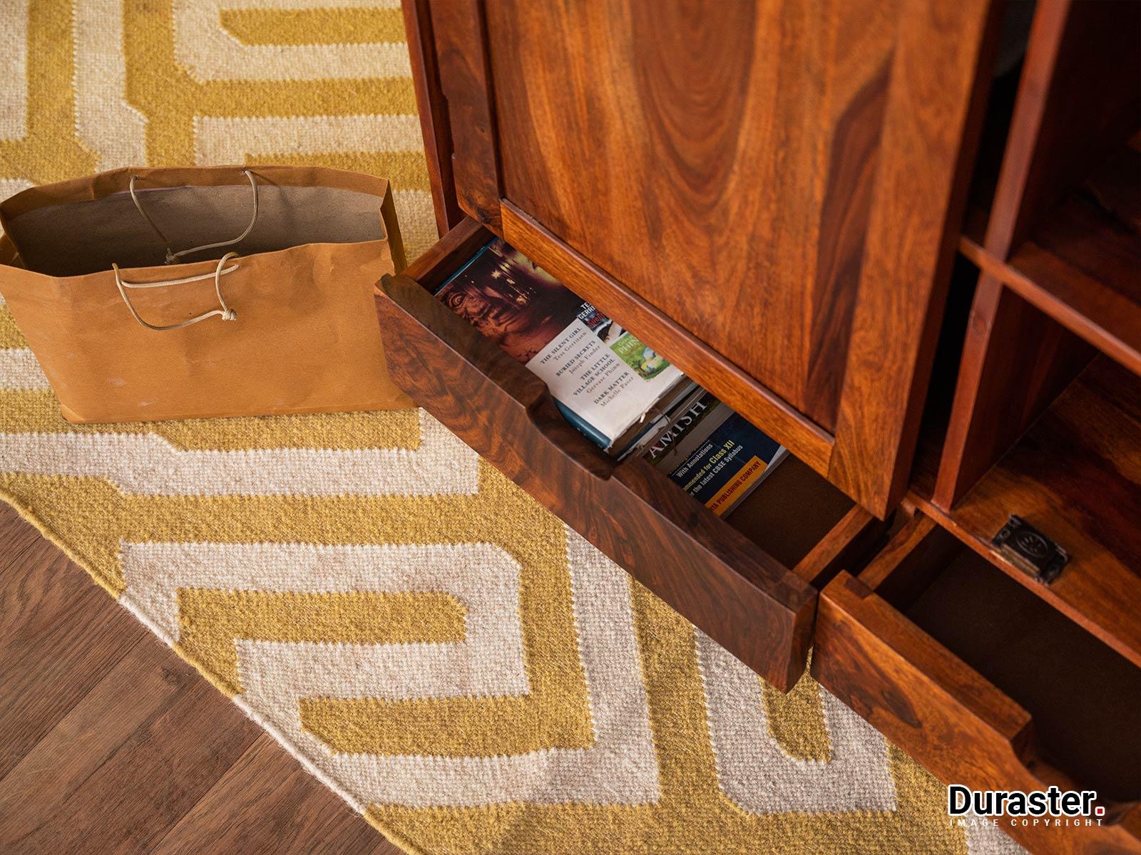 Ummed Modern Sheesham Wood Cupboard Cabinet #8 - Duraster
