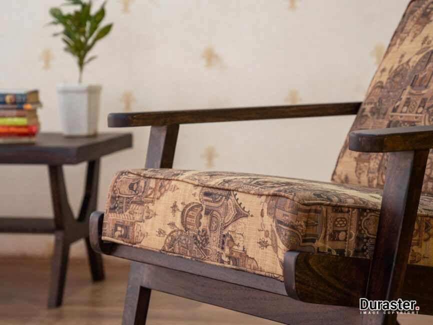 Gangaur Modern Sheesham wood lounge Chair #3 - Duraster