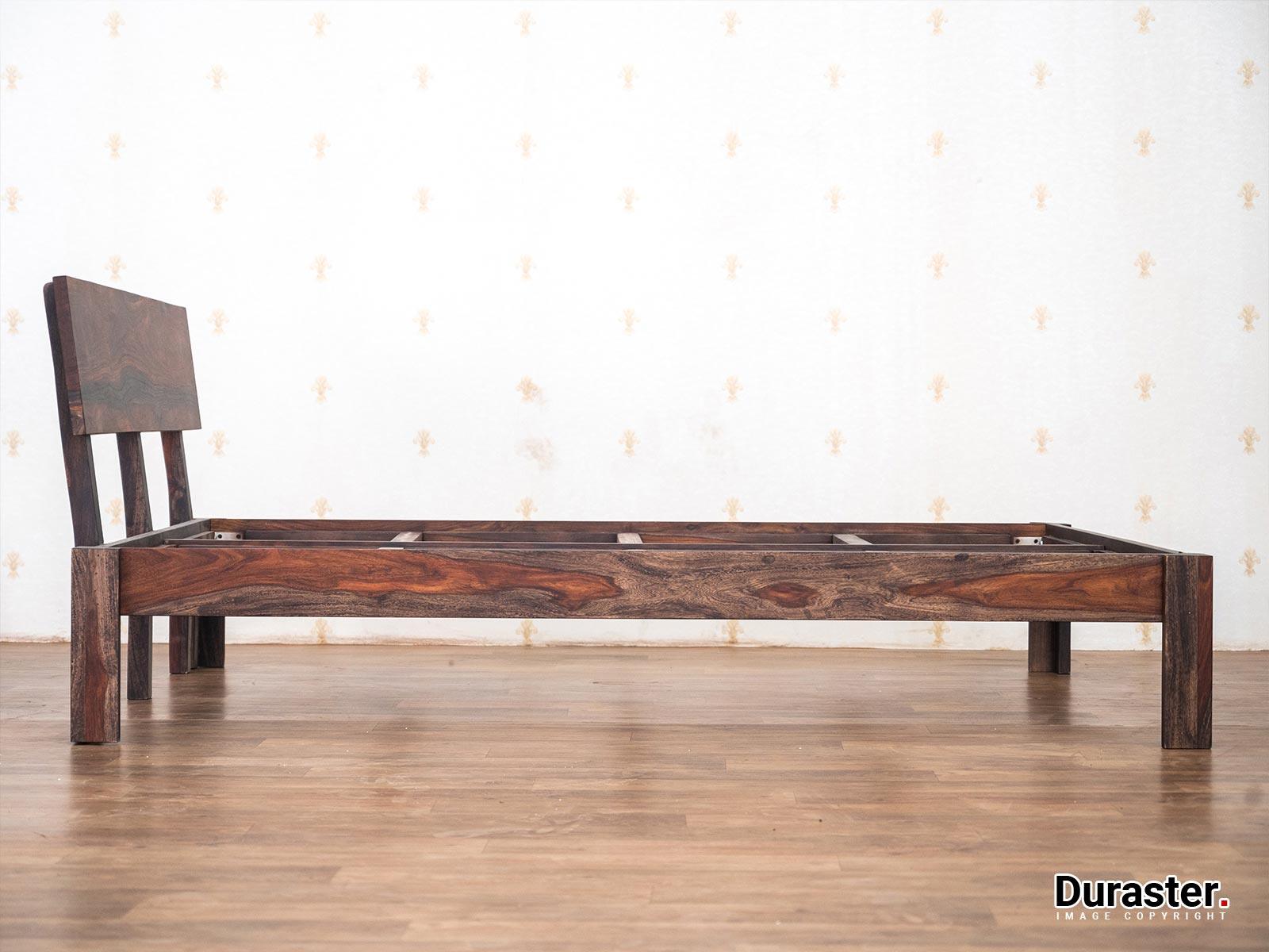 Marvel Sleek Sheesham wood Bed#4 - Duraster