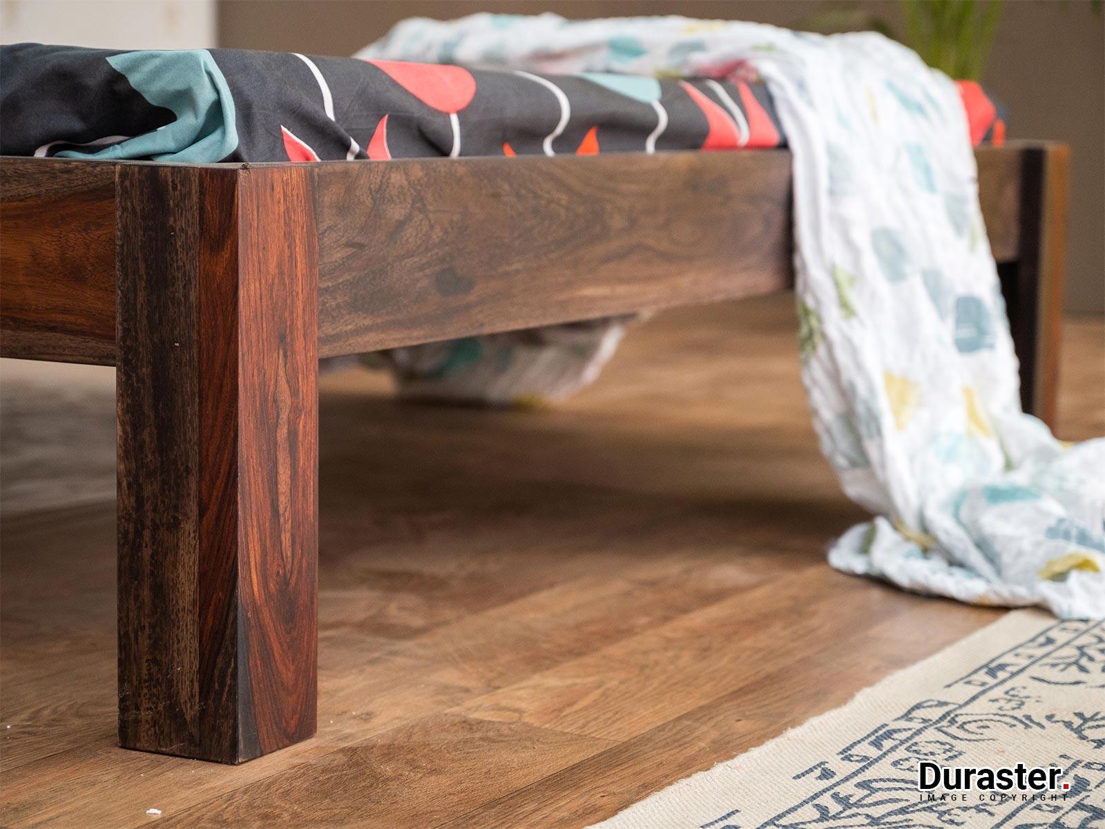 Marvel Sleek Sheesham wood Bed#4 - Duraster