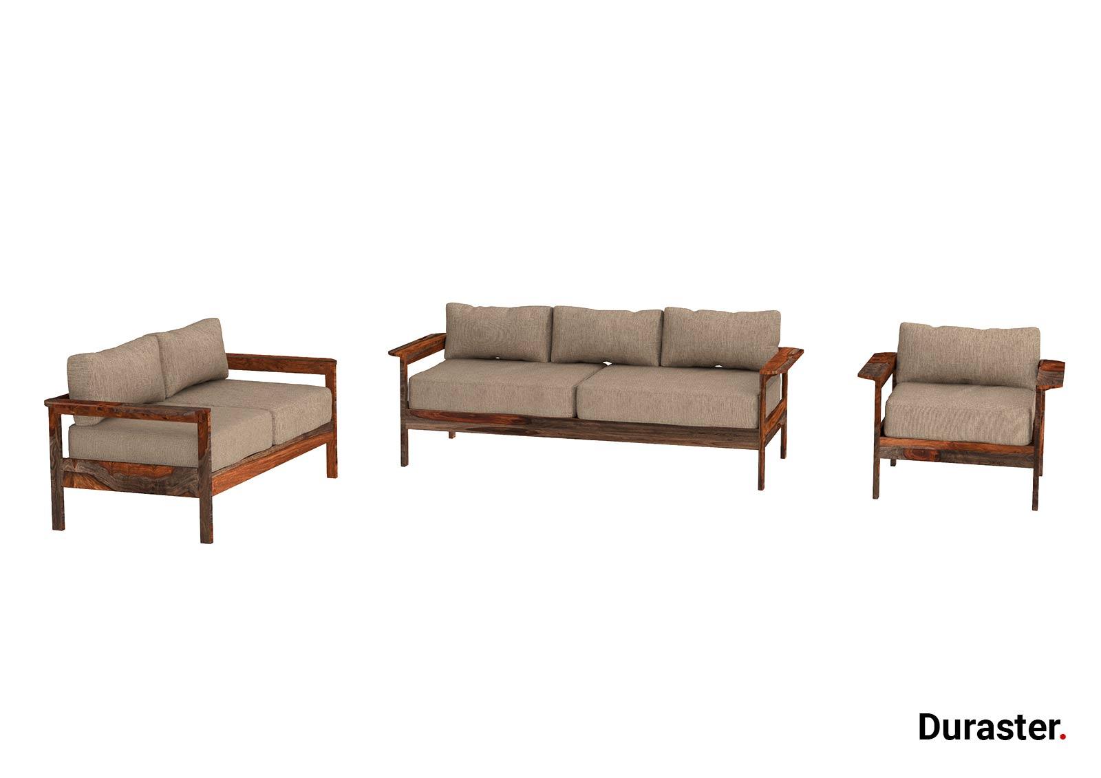 Ummed Modern Wooden Sofa Set #3 - Duraster