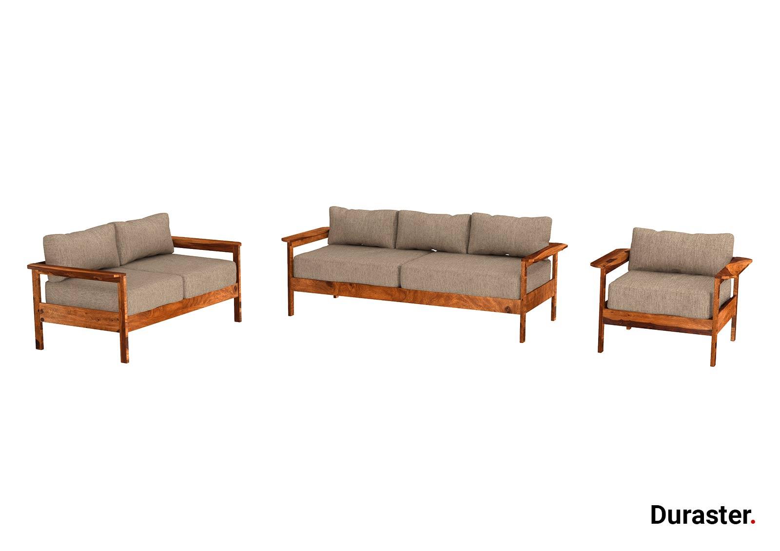 Ummed Modern Wooden Sofa Set #3 - Duraster
