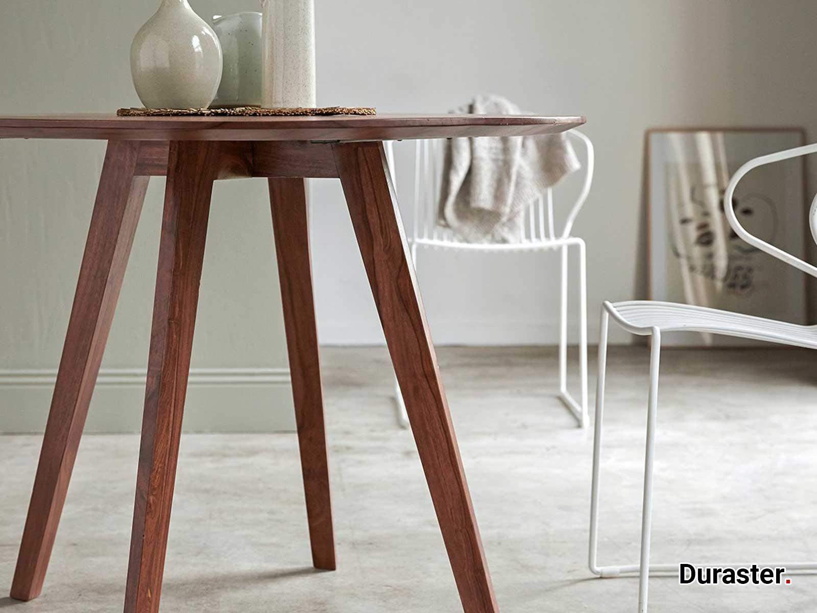 Vasco Simplistic Sheesham wood Round Dining Table #1 - Duraster