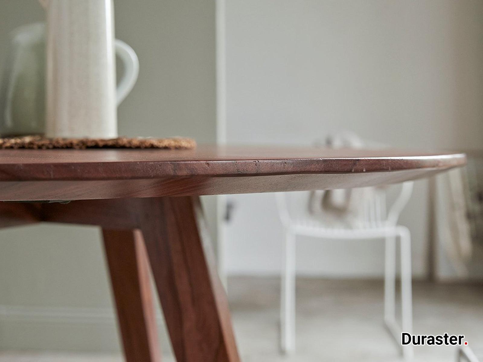 Vasco Simplistic Sheesham wood Round Dining Table #1 - Duraster