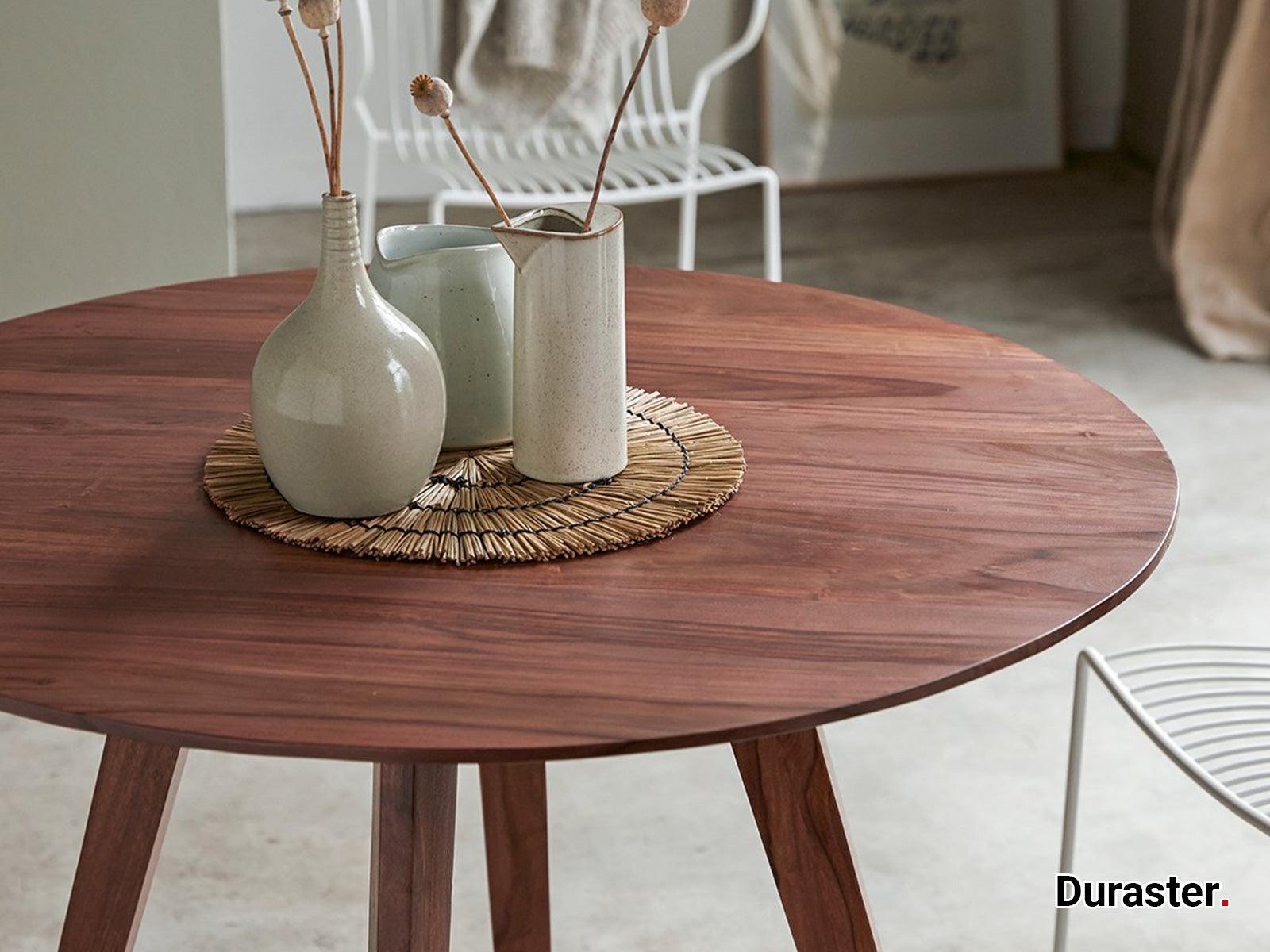 Vasco Simplistic Sheesham wood Round Dining Table #1 - Duraster
