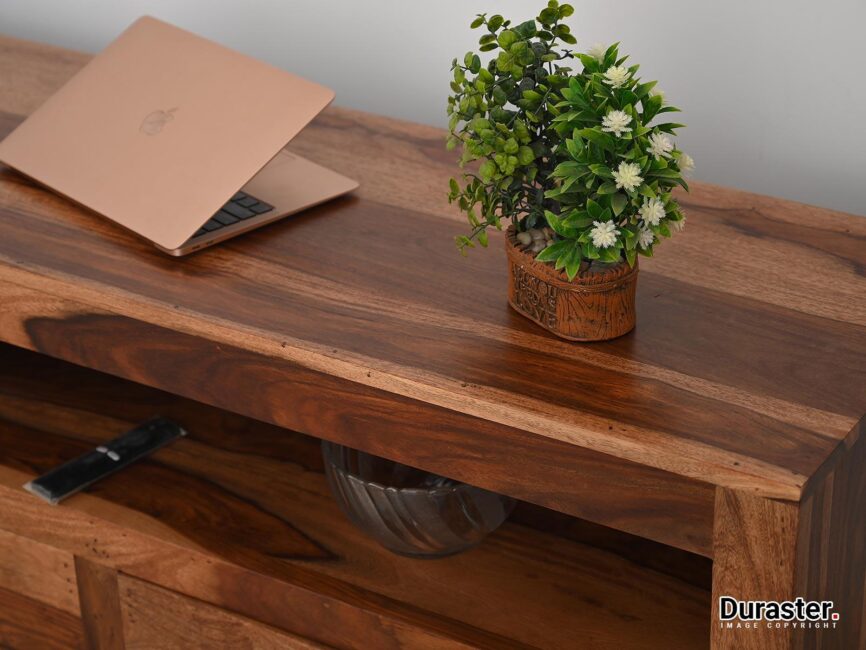 Vasco Modern Sheesham wood TV Unit #1 - Duraster