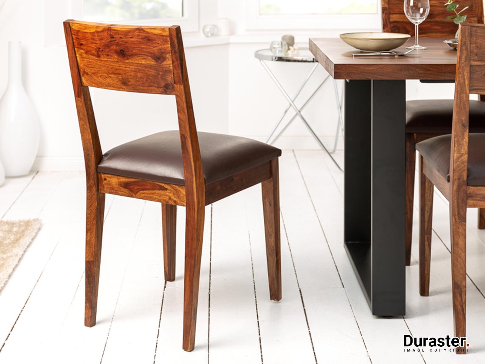 Vismit Modern Sheesham Wood Dining Chair #1 - Duraster