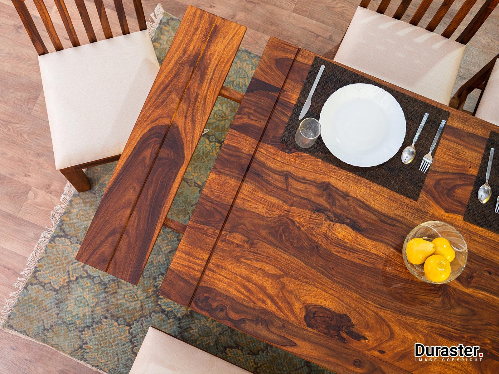 Vismit Solid Sheesham wood Dining Set #7 - Duraster