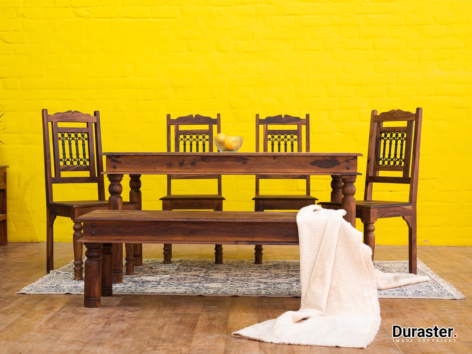 Vismit Solid Sheesham wood Dining Table #1 - Duraster