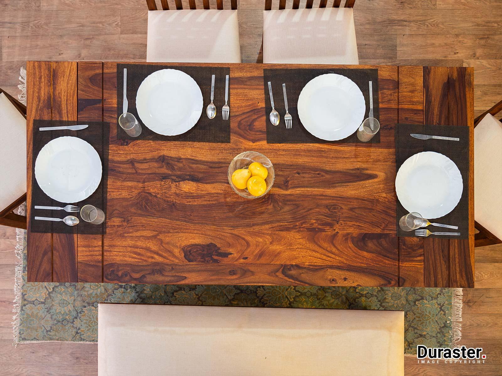 Vismit Solid Sheesham wood Dining Set #7 - Duraster