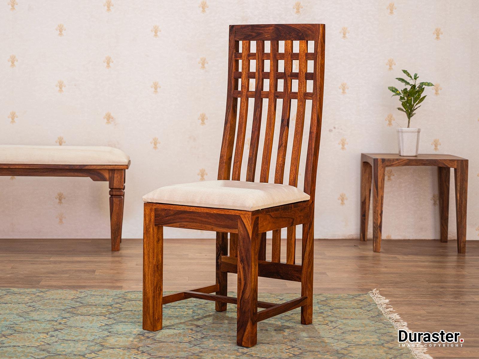 Vismit Solid Sheesham wood Dining Set #7 - Duraster