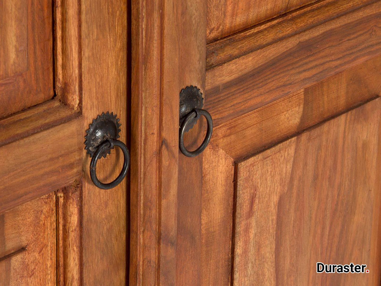 Vismit Colonial Style Sheesham Wood Wardrobe Cabinet #5 - Duraster
