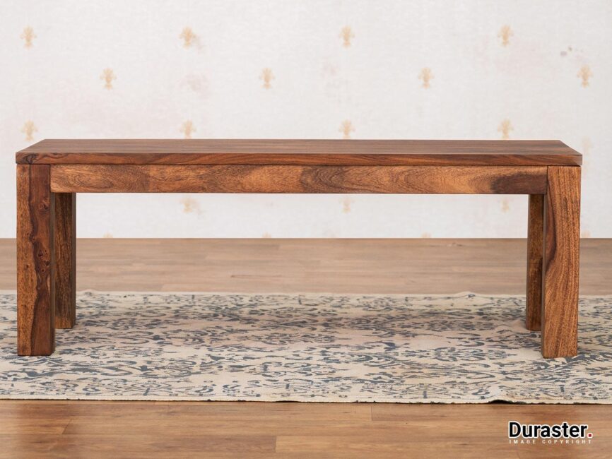 Vismit Modern Sheesham wood Bench #2 - Duraster