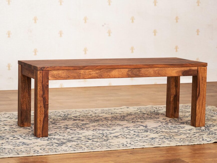 Vismit Modern Sheesham wood Bench #2 - Duraster