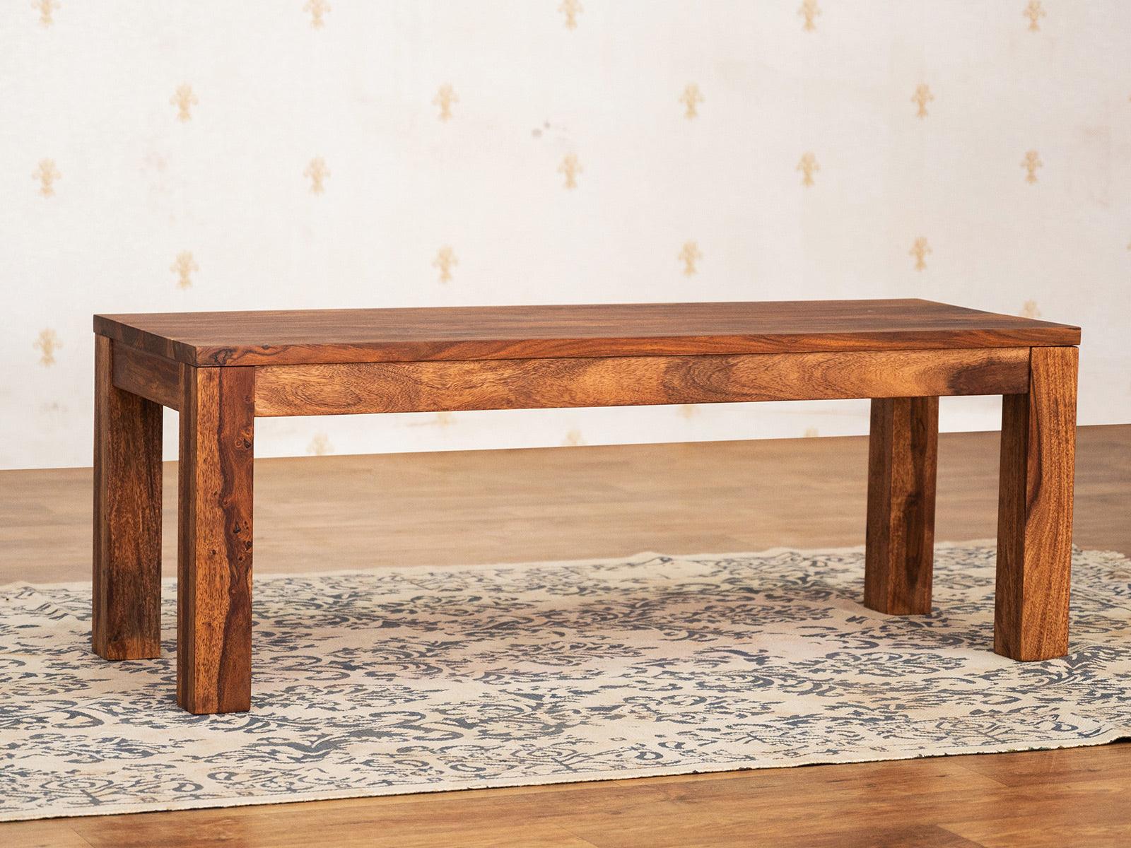 Vismit Modern Sheesham wood Bench #2 - Duraster