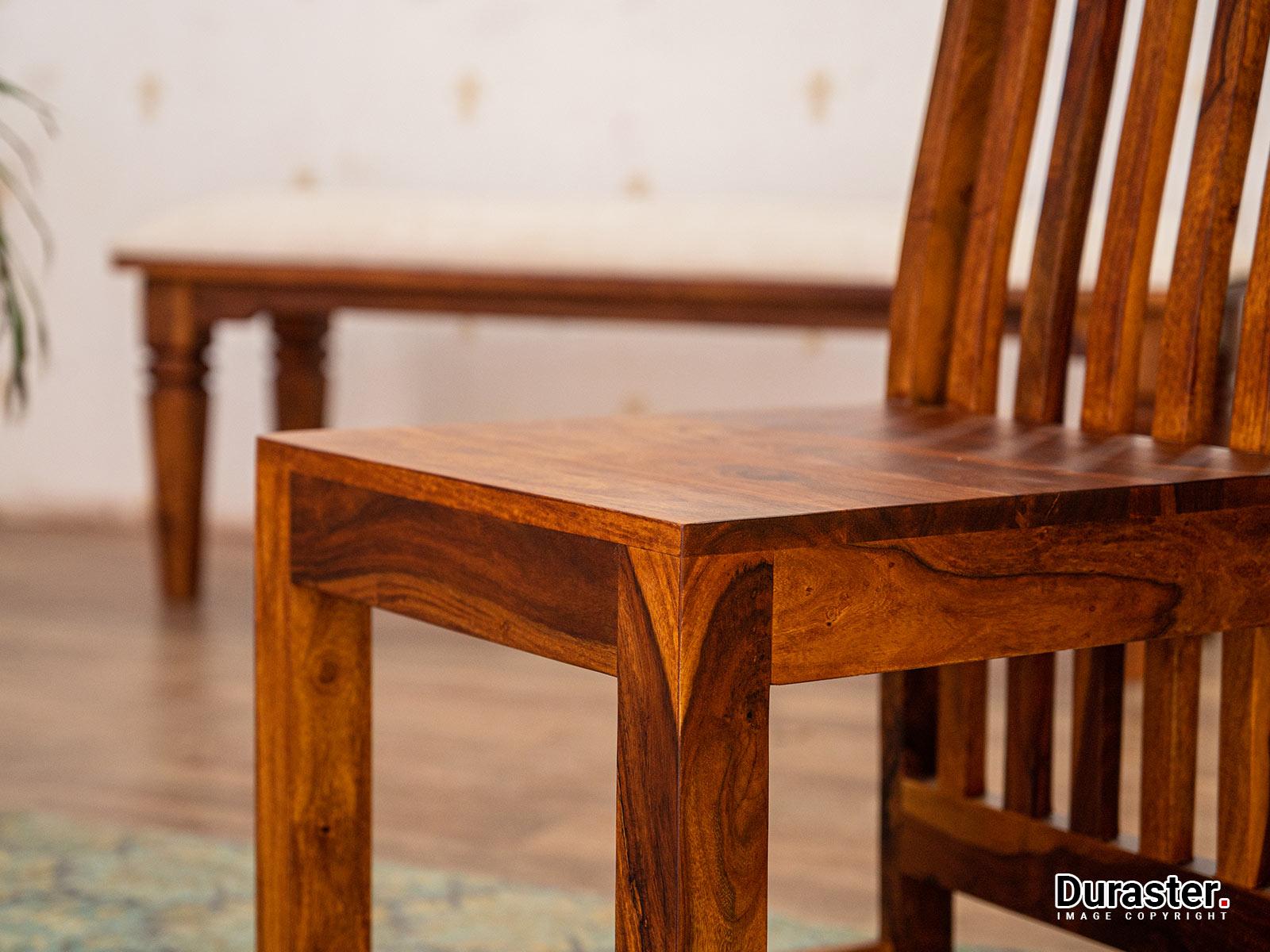 Vismit Modern Sheesham wood Dining chair #4 - Duraster