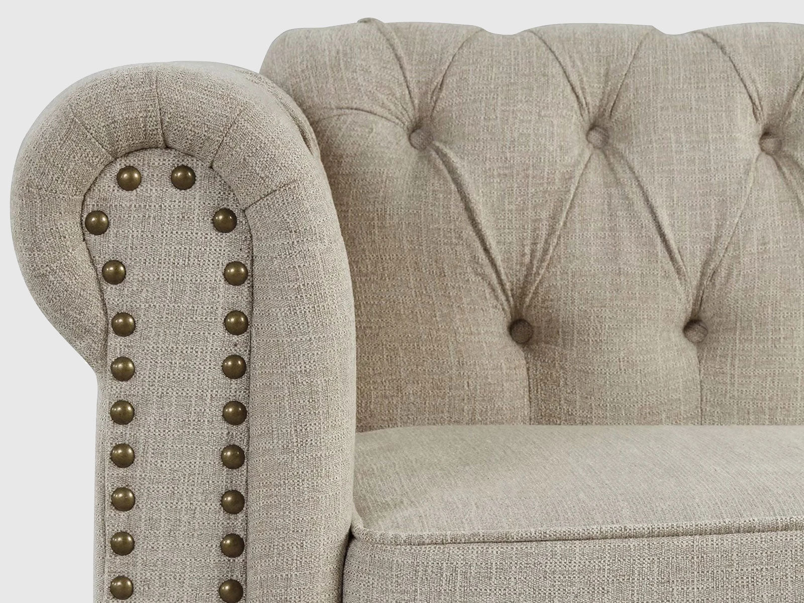 Duraster Chesterfield Vintage Three Seater Sofa #54 - Image 6