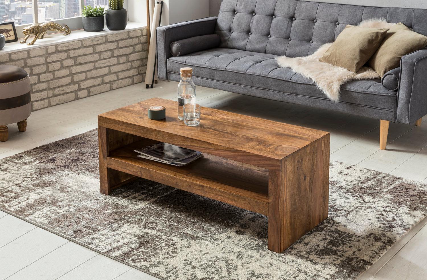 Coffee table with storage tray - Duraster
