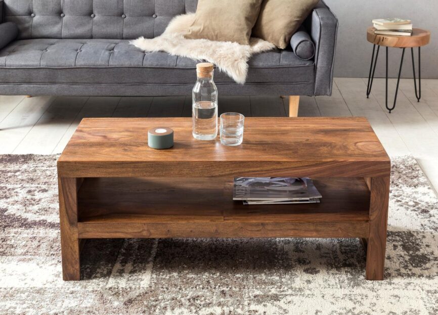 Coffee table with storage tray - Duraster