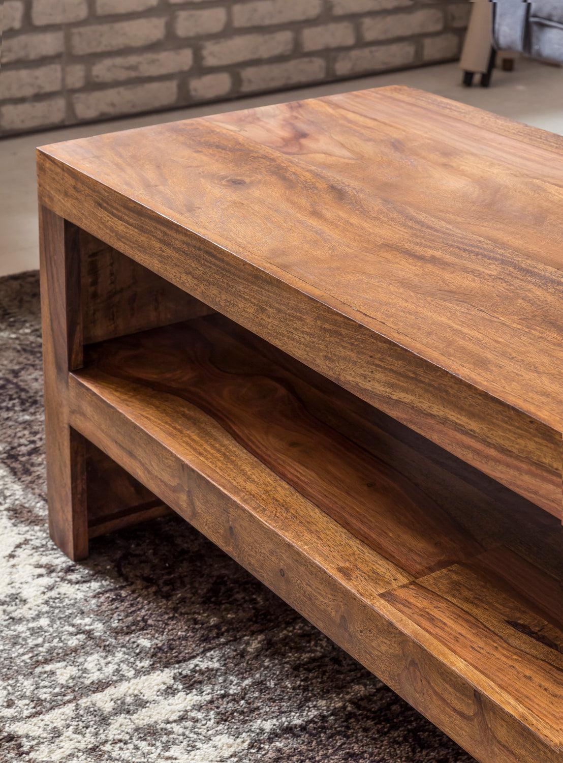 Coffee table with storage tray - Duraster