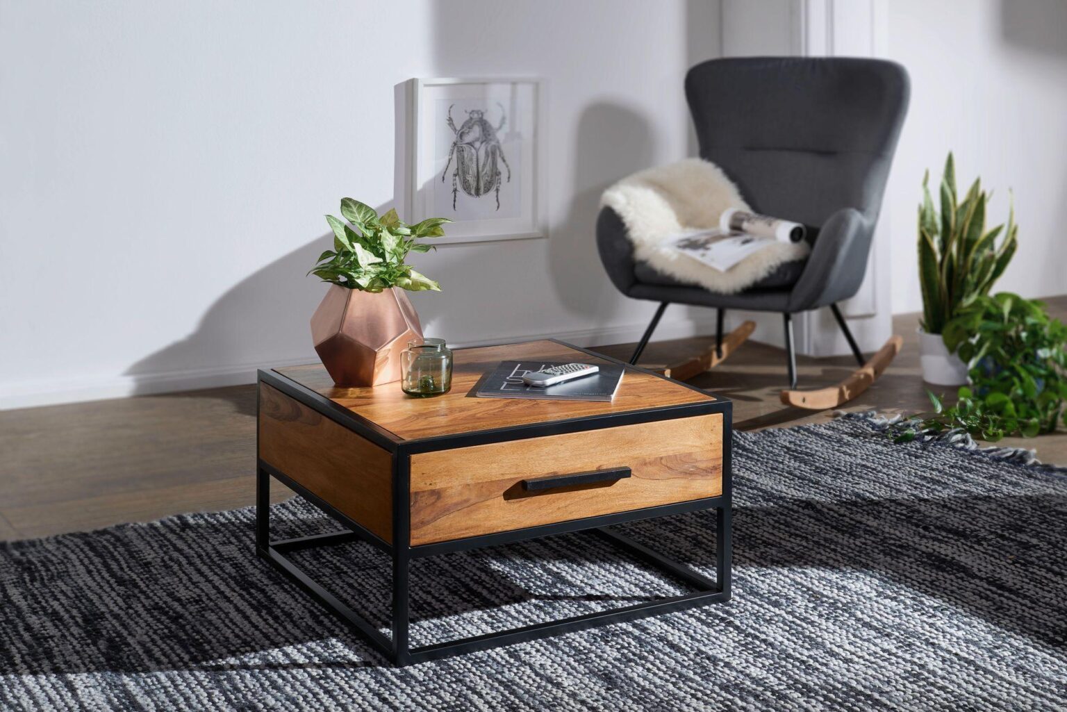 coffee table square with drawer - Duraster