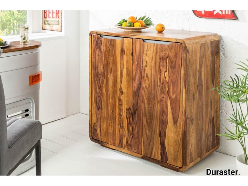 Buckingham Modern Solid Sheesham wood Bar Cabinet #1 - Duraster