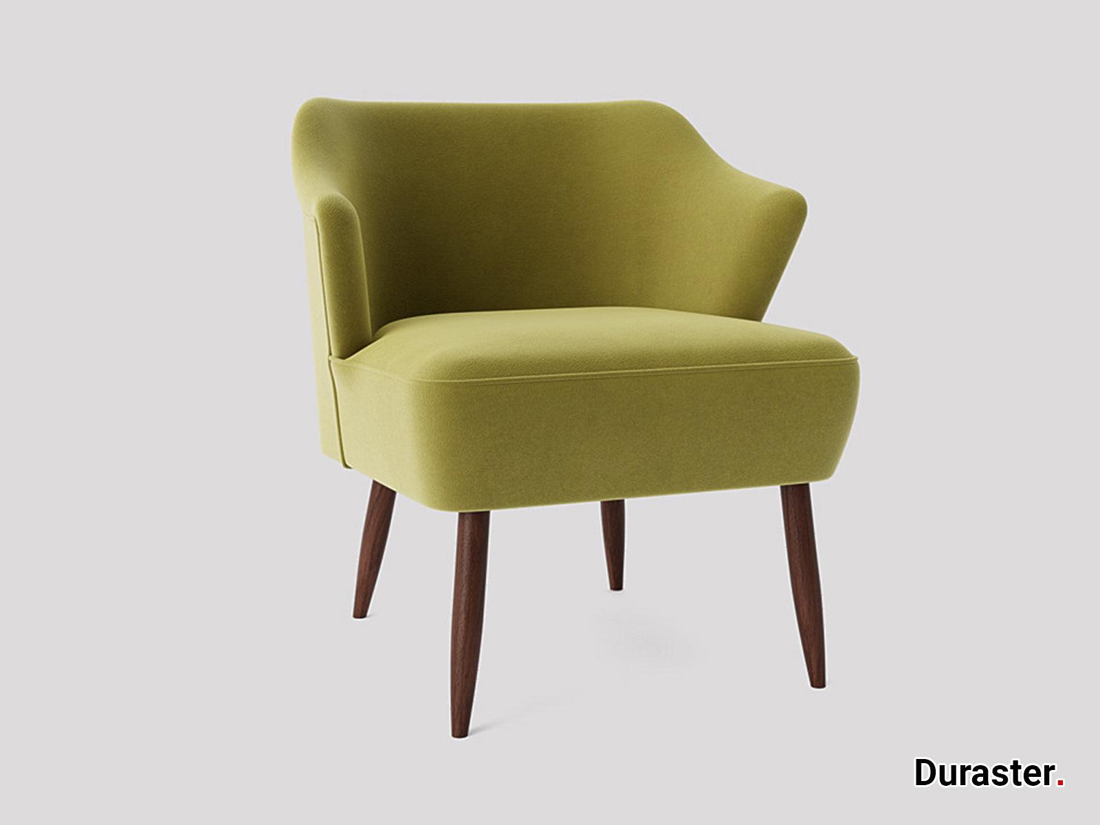 Elemantray Solid Wood Fabric Upholstered Chair #4 - Duraster
