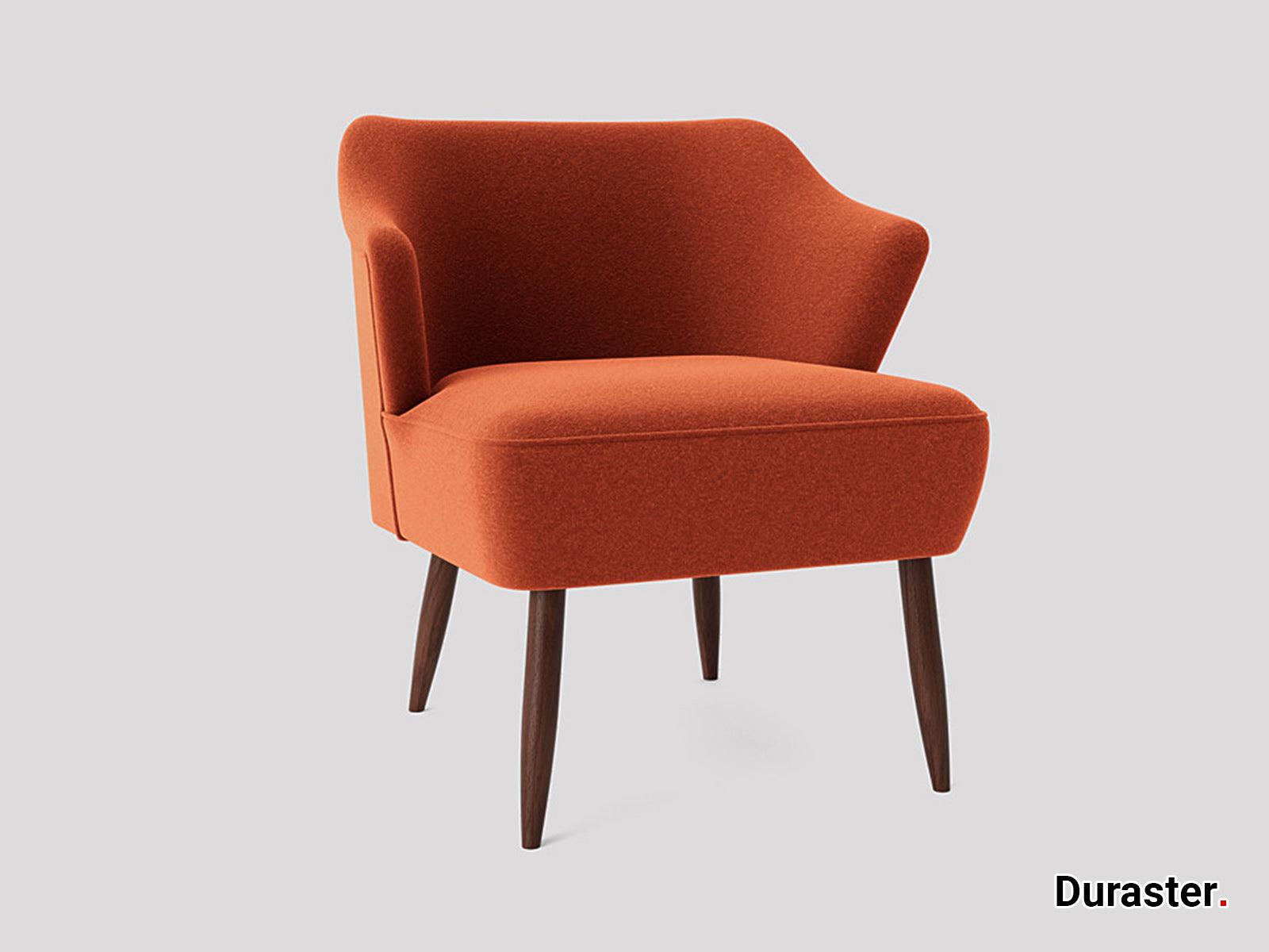 Elemantray Solid Wood Fabric Upholstered Chair #4 - Duraster