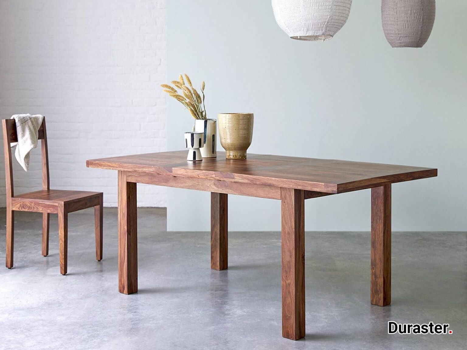 Vasco Modern Sheesham wood Dining Table  #3 - Duraster