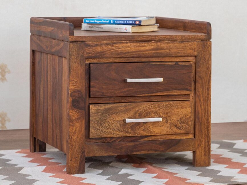 Ummed Modern Sheesham wood Bedside #16 - Duraster