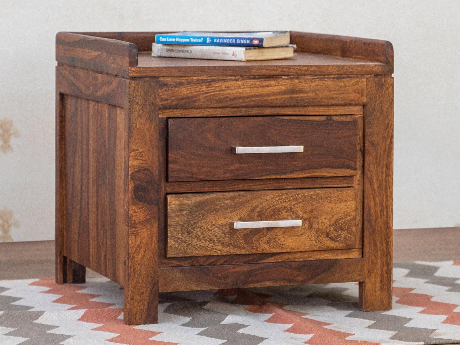 Ummed Modern Sheesham wood Bedside #16 - Duraster