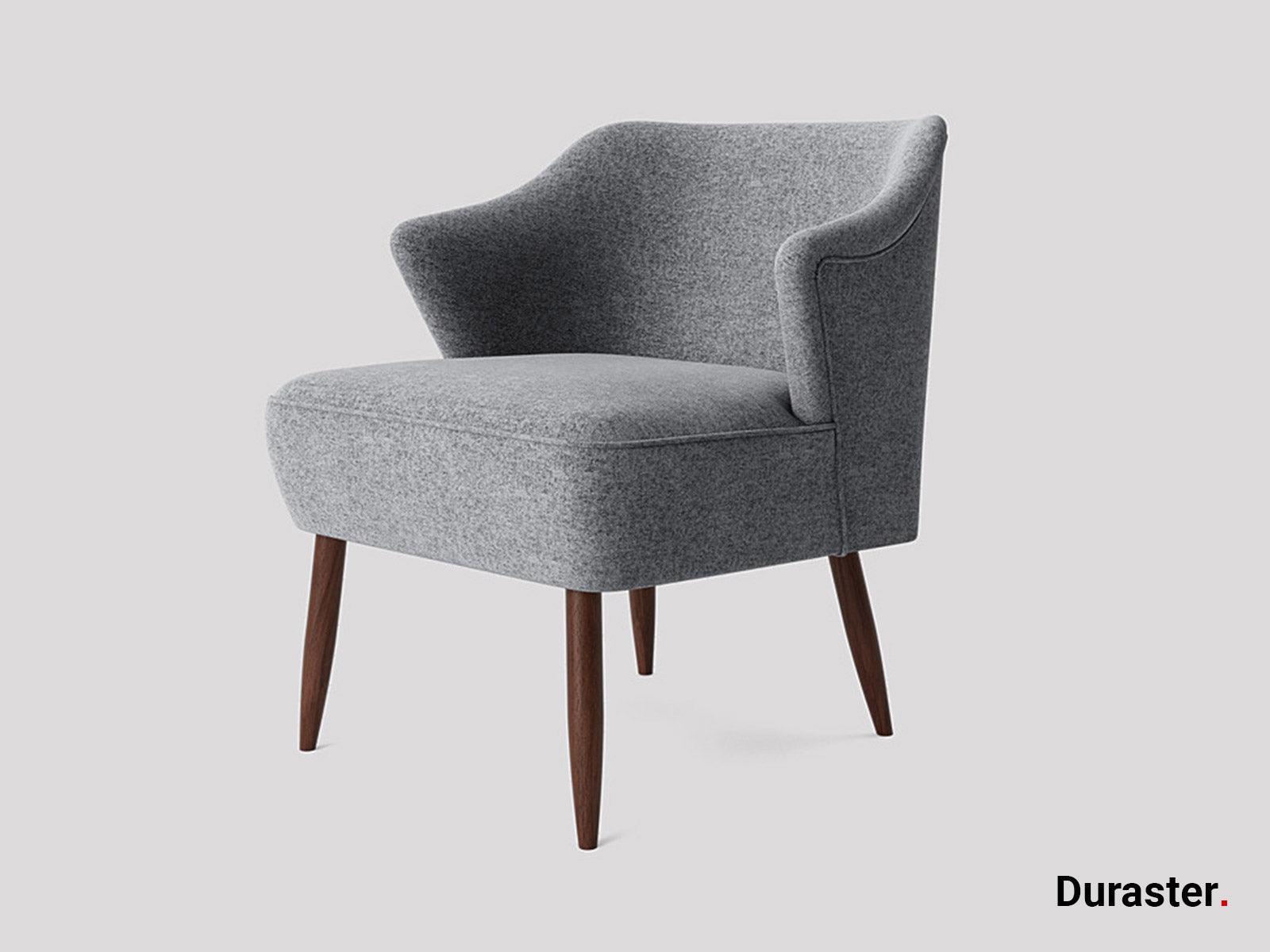Elemantray Solid Wood Fabric Upholstered Chair #4 - Duraster