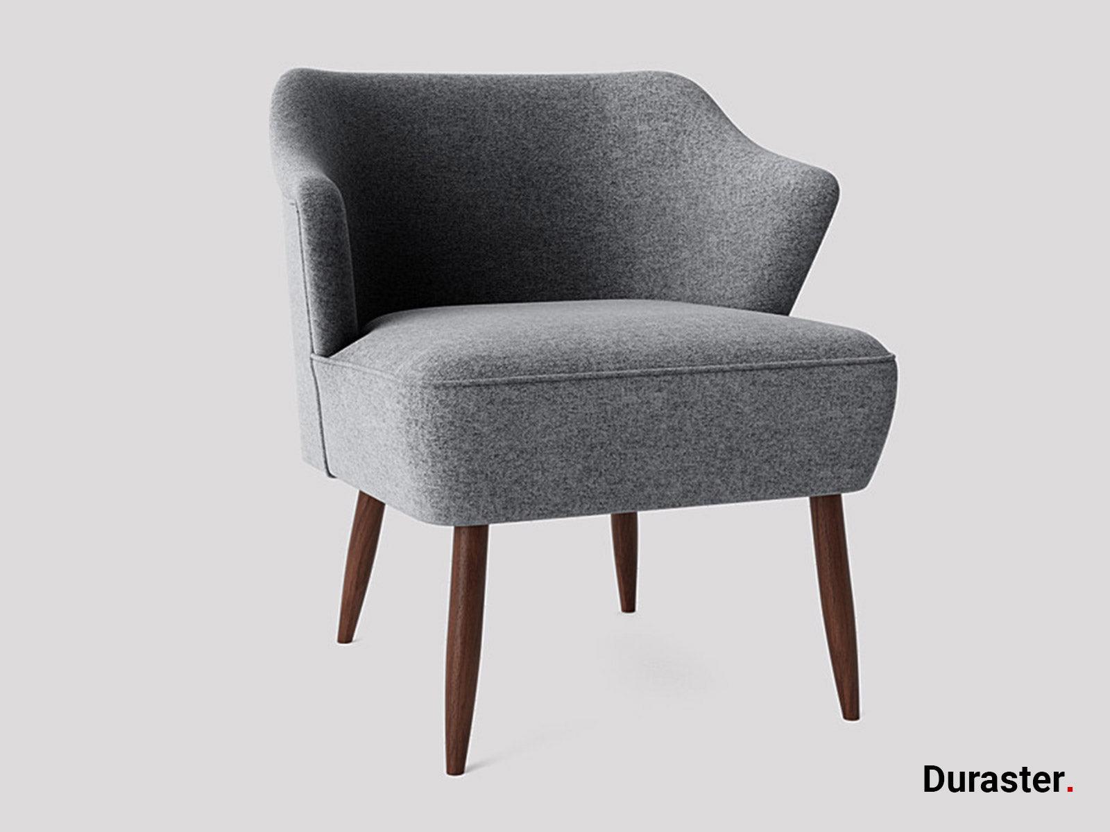 Elemantray Solid Wood Fabric Upholstered Chair #4 - Duraster