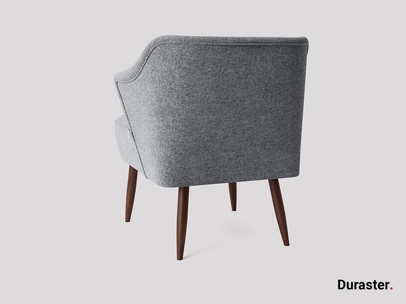 Elemantray Solid Wood Fabric Upholstered Chair #4 - Duraster