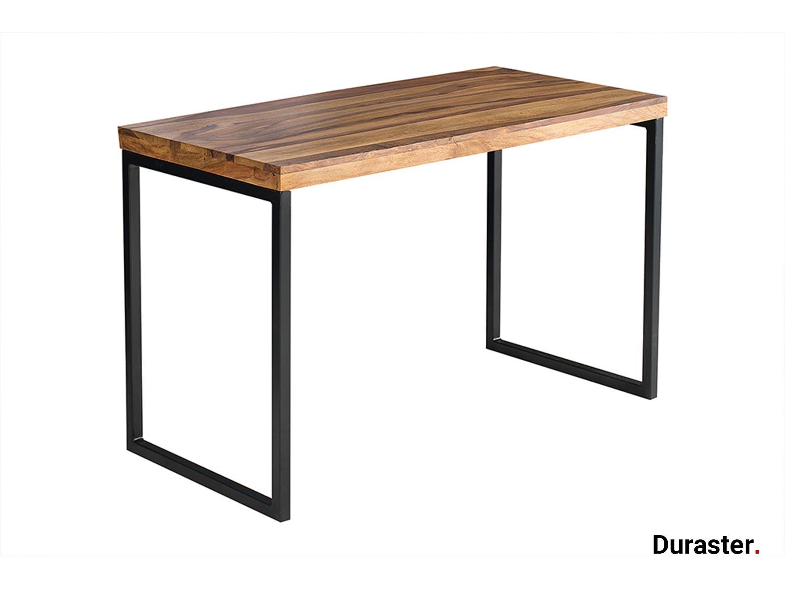 Rio Sheesham wood Desk with Iron Frame#1 - Duraster