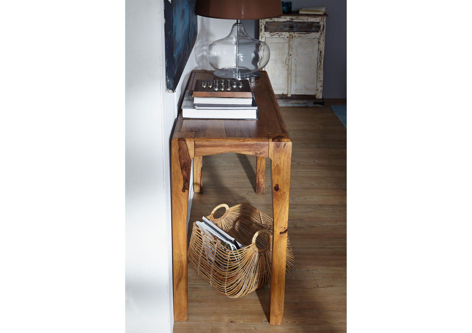 Urbane Sheesham Sleek Console Table - Duraster