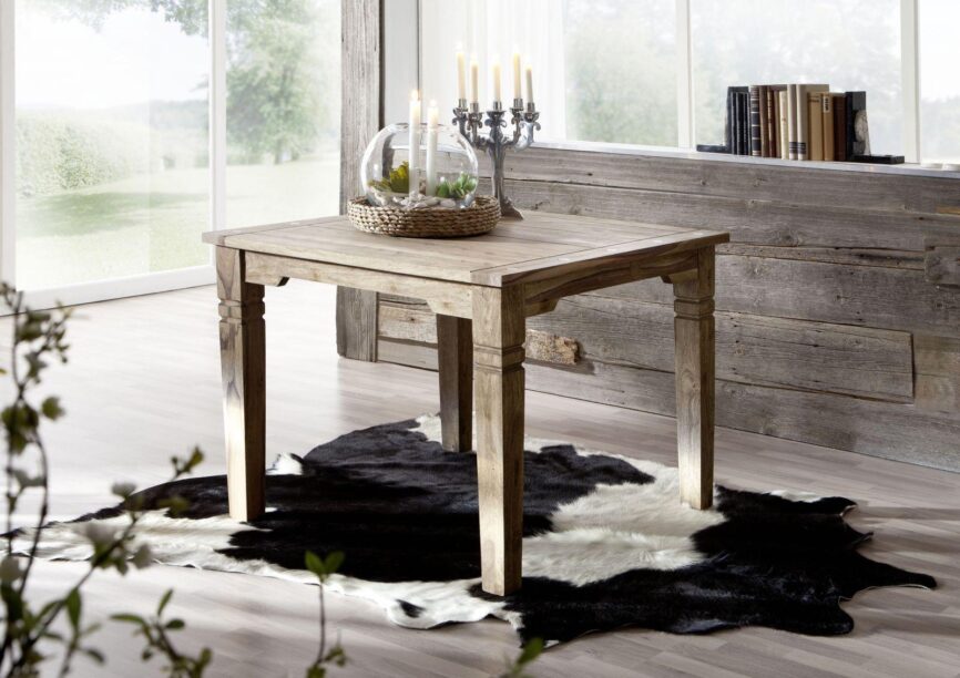 Victoria Modern Sheesham Dining Table #1 - Duraster