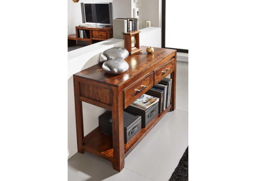 Metro Impressive Sheesham Console Table - Duraster