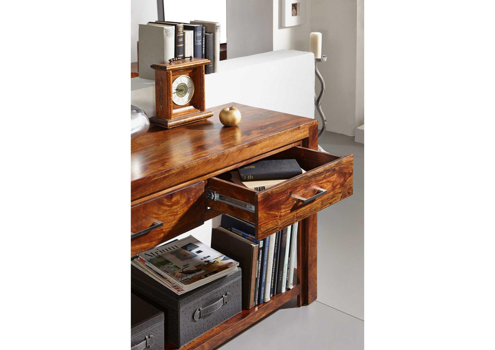 Metro Impressive Sheesham Console Table - Duraster