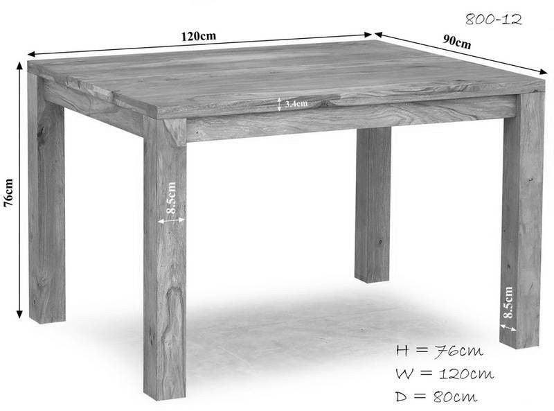 Nature Simple Sheesham Dining Table #1 - Duraster