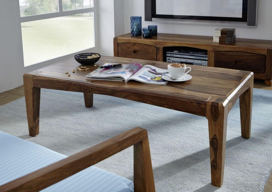 Urbane Sheesham Modern Coffee Table - Duraster